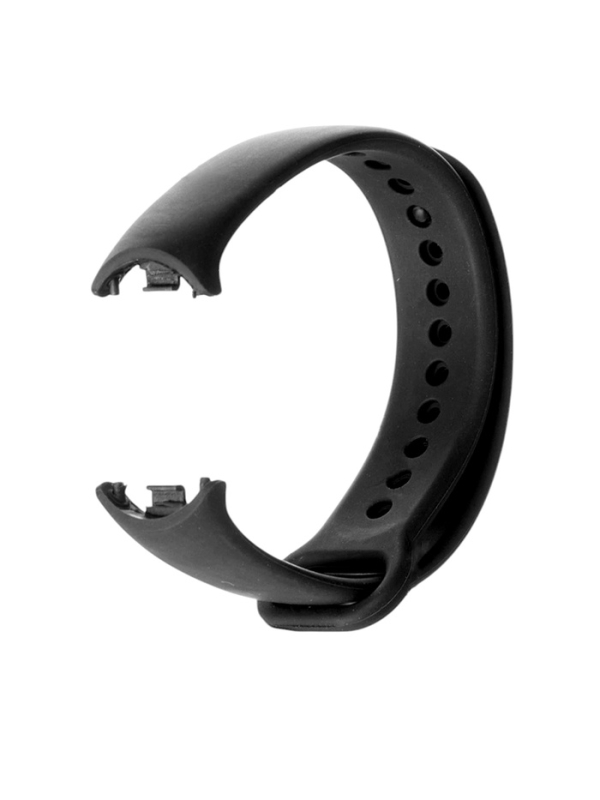 Ремешок Luazon для фитнес-браслета Mi Band 8, черный Ремешок Luazon для фитнес-браслета Mi Band 8, черный
