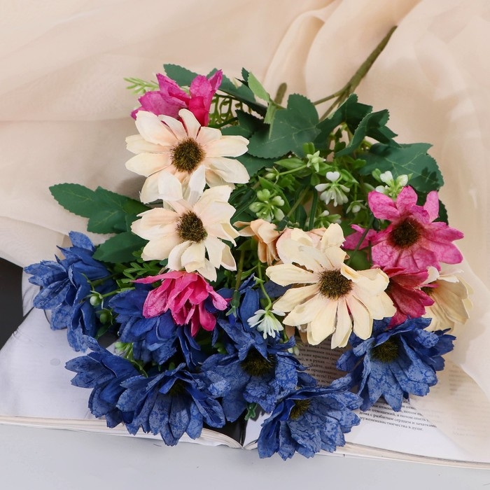 Букет Букет "Ромашка декоративная колор" 5х25 см, микс