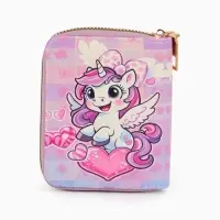 Кошелек дет 07-01-01 Июнь2549 единорог, 8,5*2,5*10,5 см, 2 отд+отд/молн, д/карт, розовый Кошелек дет 07-01-01 Июнь2549 единорог, 8,5*2,5*10,5 см, 2 отд+отд/молн, д/карт, розовый