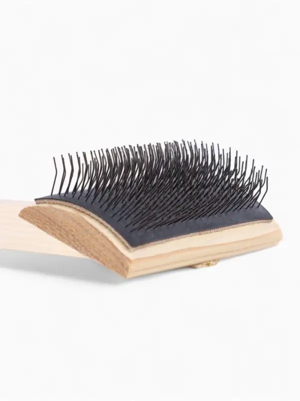 Щетка-пуходёрка деревянная ZOONIK полукруглая, большая, 85×55 см Щетка-пуходёрка деревянная ZOONIK полукруглая, большая, 85×55 см