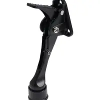 Фиксатор дверной LOCKLAND “козья ножка”, с автоподъемом, цвет черный Фиксатор дверной LOCKLAND “козья ножка”, с автоподъемом, цвет черный