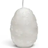 Свеча пасхальная "Кролик" 100 гр, 5,5х5,5х7 см, 4 ч, молочный