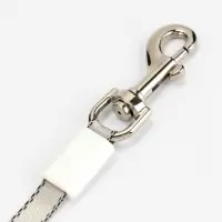 Рулетка - поводок для собак, лента 3 метра, белая, бежевая