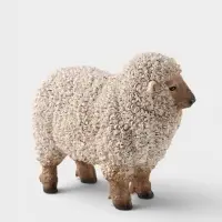 Фигурка декоративная &laquo;Кудрявая овечка Алтайская&raquo;, полистоун, 17&times;8&times;13.7 см