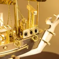 Корабль сувенирный 23х6,5х30 см, латунь