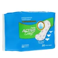 Прокладки ежедневные Day Spa Active Days мультиформ супертонкие, 20 шт.