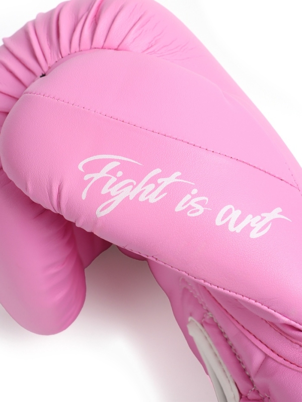 Боксерские перчатки FIGHT EMPIRE, ROSY, розовые, размер 12 oz