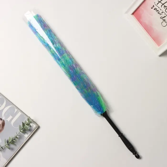 Щётка для пыли Доляна &laquo;Павлин&raquo;, 59 см, насадка 40.5 см, 40 г