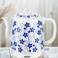 Чайник электрический керамический КТ-6788 - 1 л