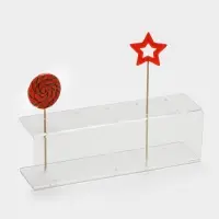 Подставка под леденцы 30&times;9.5&times;7.5, оргстекло 3 мм, вместимость 10 шт.