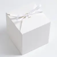 Коробка складная белая, 10 х 10 х 10 см