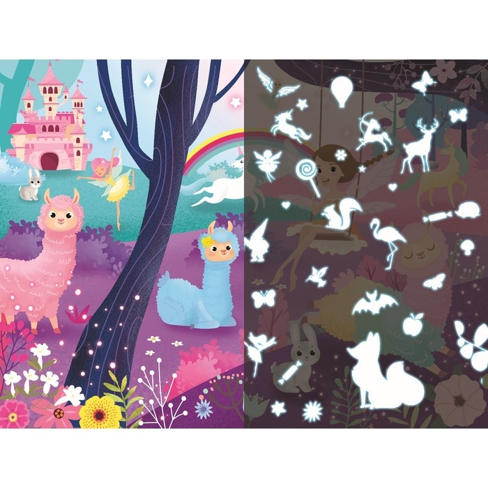 Пазл с фонариком «В гостях у ламы», 88 деталей Пазл с фонариком «В гостях у ламы», 88 деталей