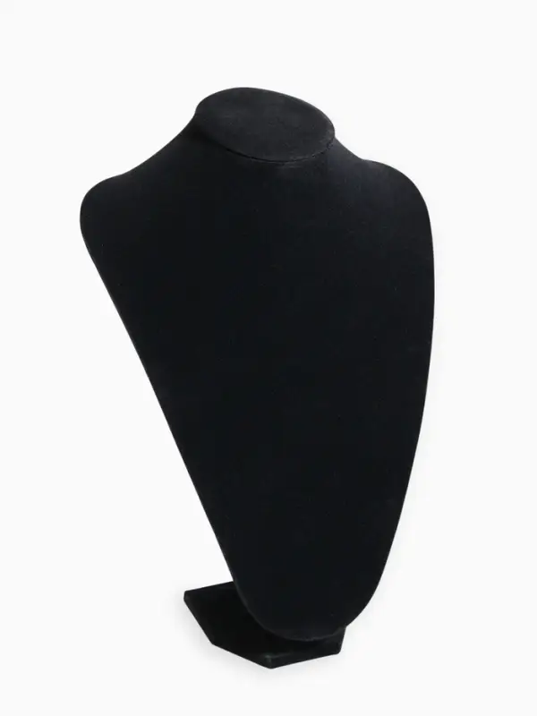 Бюст для украшений QF, 23&times;15&times;34 см, h=34 см, чёрный