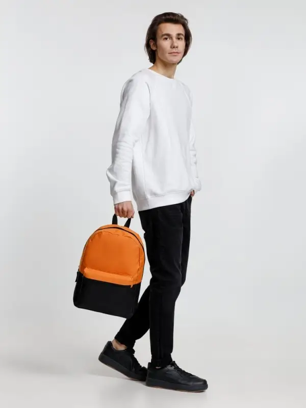 Рюкзак Base Up, черный с оранжевым Рюкзак Base Up, черный с оранжевым