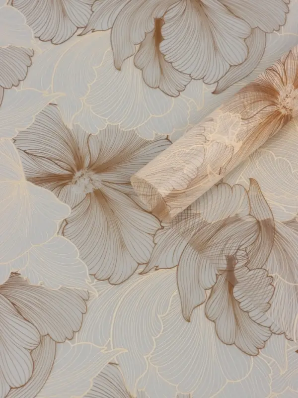 Пленка для цветов, "Акварельный эскиз", 57х57 см