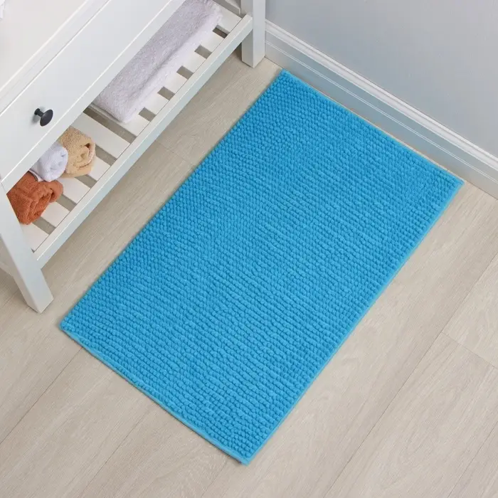 Коврик для дома Доляна &laquo;Букли&raquo;, 50&times;80 см, голубой