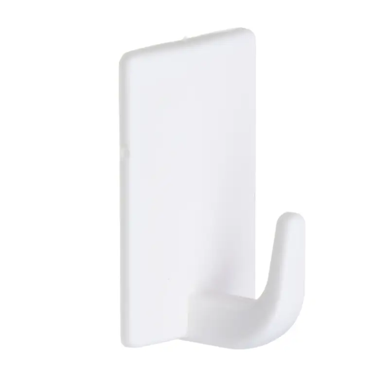 Крючки самоклеящиеся тм VETTA, пластик, цвет белый, 3шт