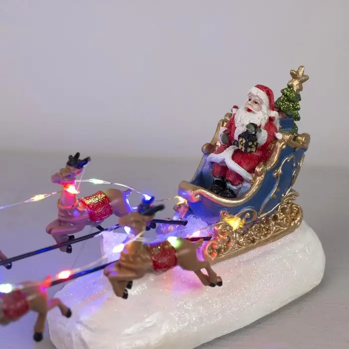 Фигура светодиодная &laquo;Рождественские сани&raquo;, 33.5&times;14 см, 24 LED, AАА&times;3
