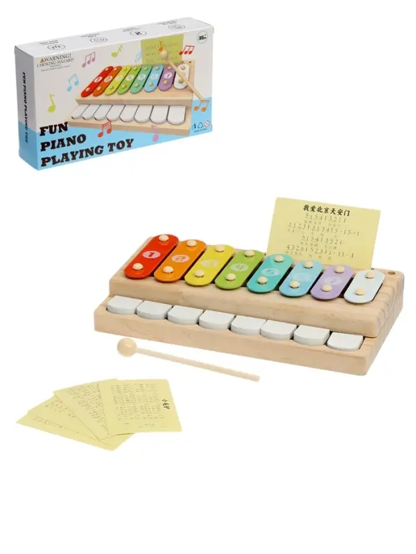 Развивающий музыкальный металлофон для малышей Развивающий музыкальный металлофон для малышей