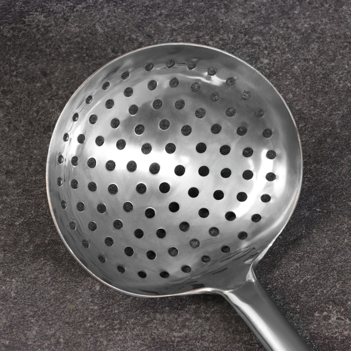 Шумовка для казана узбекская 53см, диаметр 14см, мет ручка Шумовка для казана узбекская 53см, диаметр 14см, мет ручка