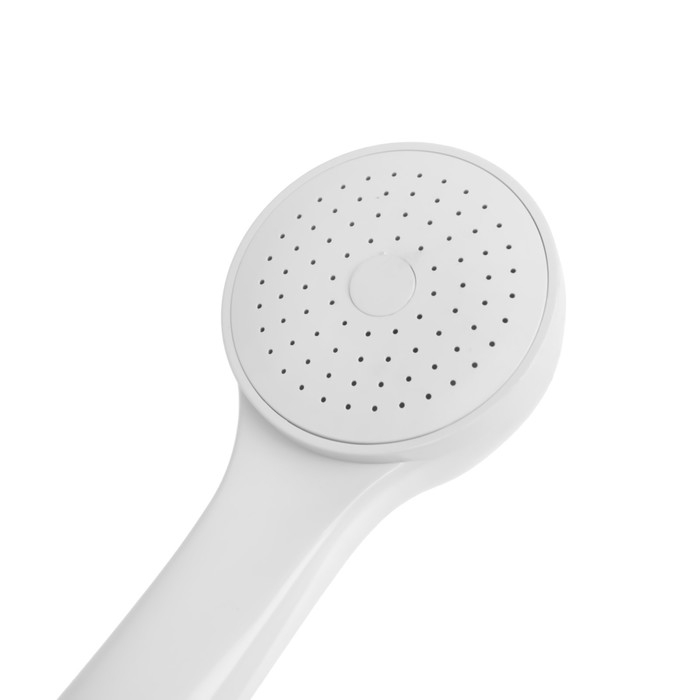 Набор для душа ZEIN Z0103, шланг 150 см, гайки пластик, лейка 1 режим, держатель, белый Набор для душа ZEIN Z0103, шланг 150 см, гайки пластик, лейка 1 режим, держатель, белый