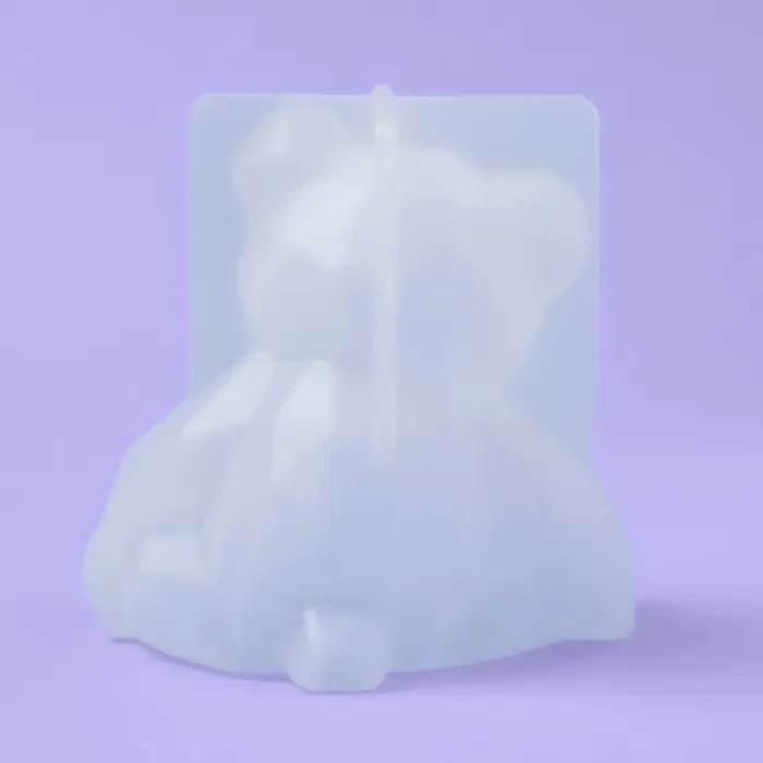 Молд для заливки &laquo;Медвежонок&raquo;, силикон, 6.5&times;5.8 см, прозрачный