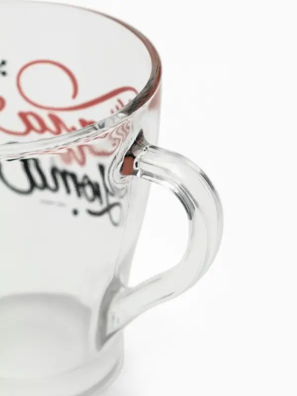 Кружки стеклянные новогодние &laquo;Персонажи&raquo;, набор 2 шт. по 300 мл