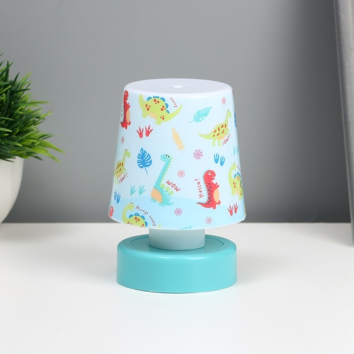 Ночник Ночник "Динозаврик" LED от батареек 3хААА 7,5х7,5х11 см RISALUX