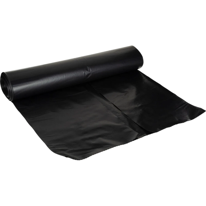 Мешки для мусора ПВД 240л 100мкм 10шт/рул черные 90x135см  Luscan