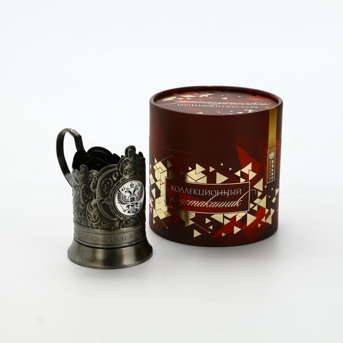 Подстаканник «Герб», 12.6 х 8.7 х 12 см Подстаканник «Герб», 12.6 х 8.7 х 12 см