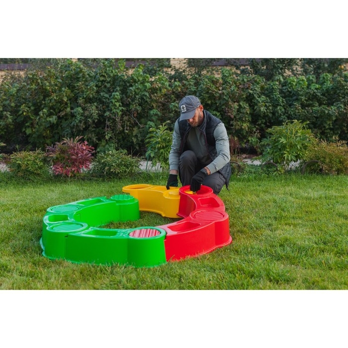 Песочница пластиковая, 115 × 115 × 20 см, разноцветная, «Круг» Песочница пластиковая, 115 × 115 × 20 см, разноцветная, «Круг»