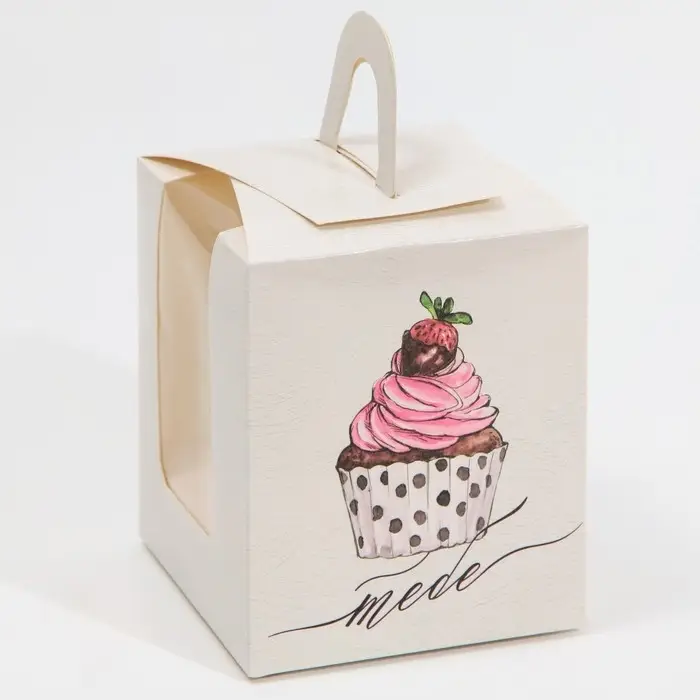 Коробка для капкейков, кондитерская упаковка, 1 ячейка «Тебе», 9 х 9 х 11 см Коробка для капкейков, кондитерская упаковка, 1 ячейка «Тебе», 9 х 9 х 11 см