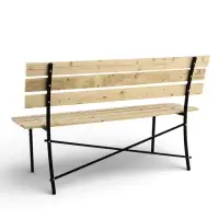 Скамейка деревянная, 140&times;61.5&times;89 см, для дачи и сада