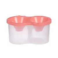 Стакан - непроливайка для рисования двойной Calligrata &laquo;Прованс&raquo;, 150 мл &times;2, пастельный МИКС