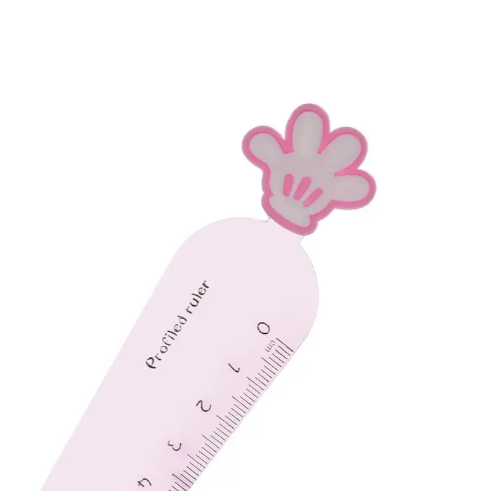 Линейка 12 см Линейка 12 см "Лапка, Морковка", пластик, МИКС