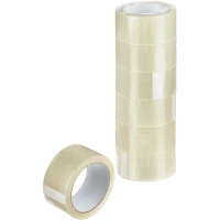 Клейкая лента упаковочная 48мм х 100м, прозрачный, 47мкм