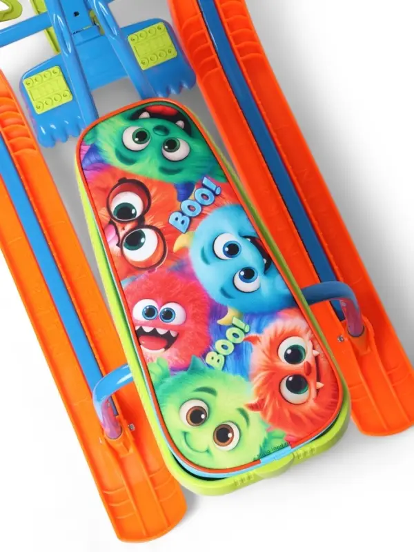 Снегокат &laquo;Монстрики&raquo;, оранжевый, зелёный, ТС1-СЛ/М Snow Cat