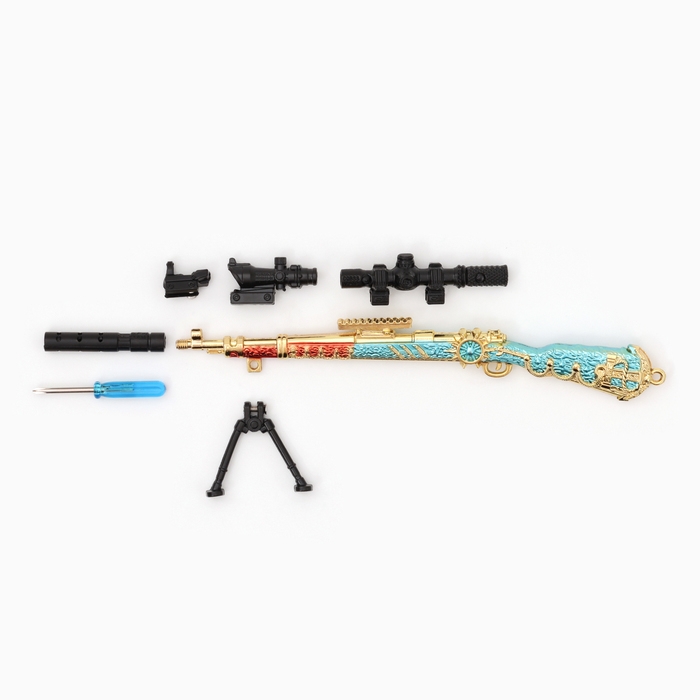 Сувенирное оружие мини снайперская винтовка Сувенирное оружие мини снайперская винтовка "Ice Queen" 26см
