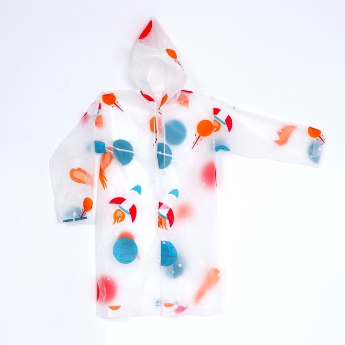 Дождевик детский «Космос» (125-155 см) Дождевик детский «Космос» (125-155 см)