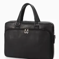 Сумка деловая, 38*8*29см, отд на молнии, 2 н/кармана, длин регил. ремень, ручка, черный