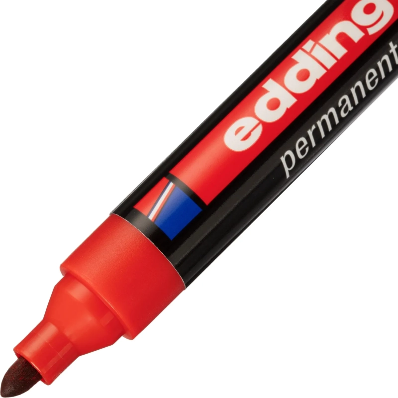 Маркер перманентный EDDING E-300/2 красный 1,5-3мм кругл. наконеч.