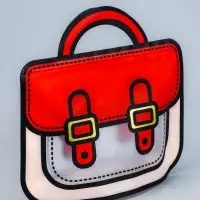 Пакет подарочный, &laquo;Портфель&raquo;, с zip-lock застежкой, 20&times;19+6 см