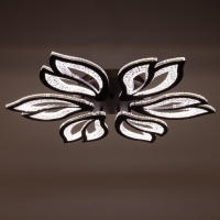 Люстра с ПДУ 1830/6CF LED 156Вт 3000-6000К диммер кофе 66х66х8 см BayerLux