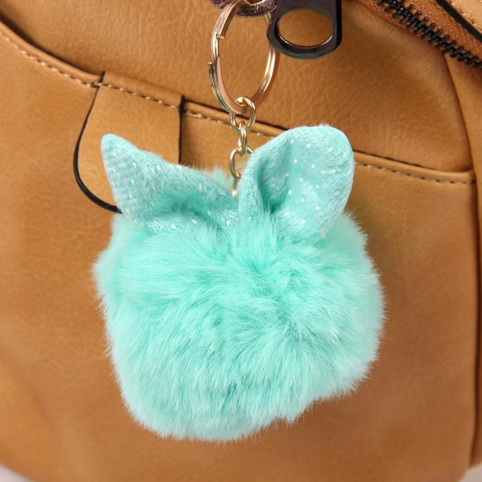 Пушистик на кольце Пушистик на кольце "Шарик с ушками" МИКС 8х8 см