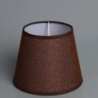 Абажур BayerLux &laquo;Кантри. Рогожка&raquo;, E27 или E14, тёмно-коричневый, 16&times;16&times;13 см