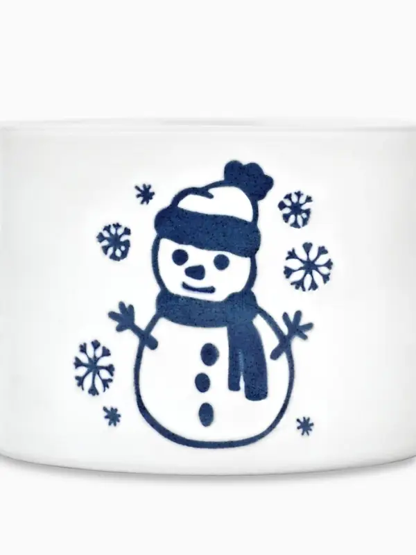 Кружка новогодняя керамическая &laquo;Снеговик&raquo;, 320 мл, ручная работа