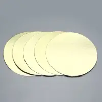 Подложка кондитерская, золотая 22 см - Набор 5 шт.