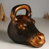 Копилка "Гиря конь" 21×25 см, бронза