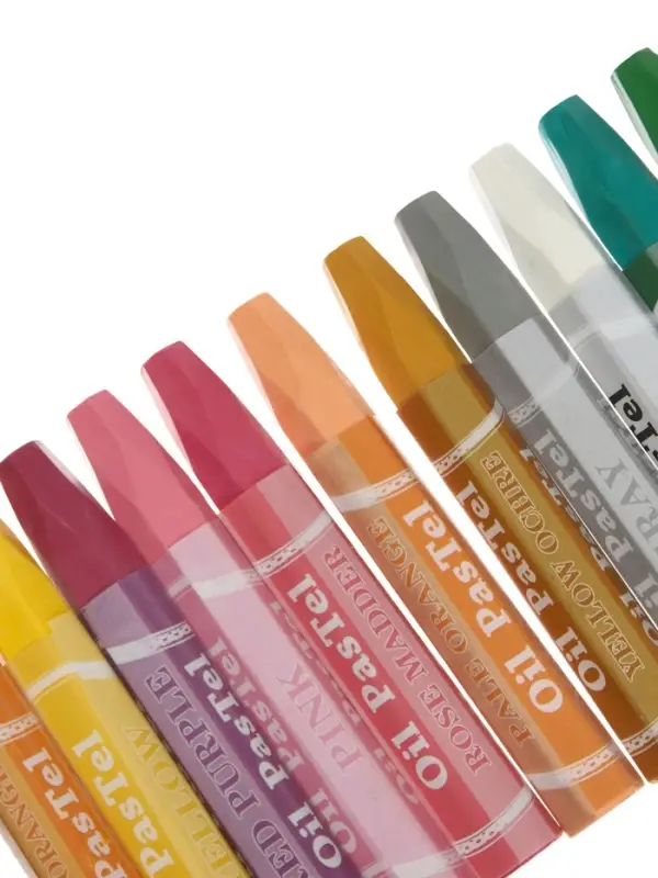 Пастель масляная 24 цвета, в бумажном держателе, в картонной коробке