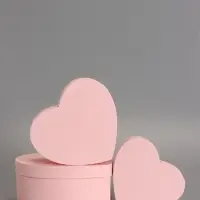 Набор коробок 3 в 1 сердца 22 х 20 х 9;  18.5 х 17 х 7.5; 16 х 14 х 6 см